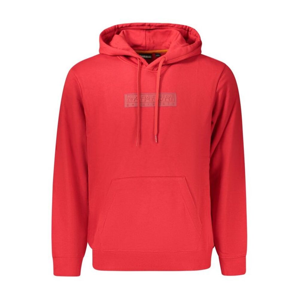 Napapijri Red Cotton Men's Men's Sweatshirt